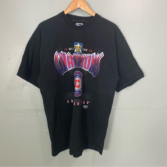Pro Player VTG MLS Champions Chicago Fire Tee Shirt 1998‎ XL